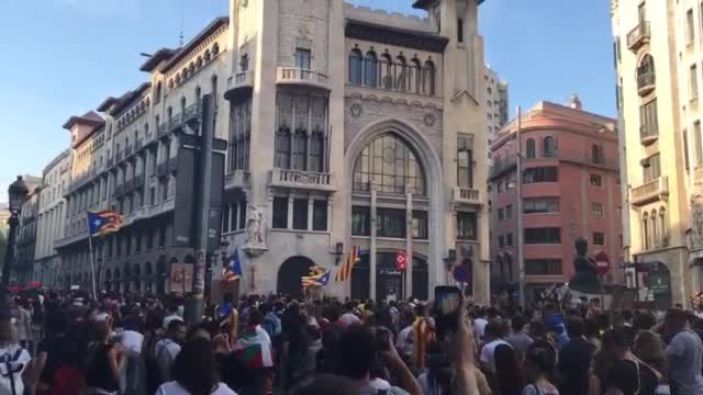 Протест в Барселона