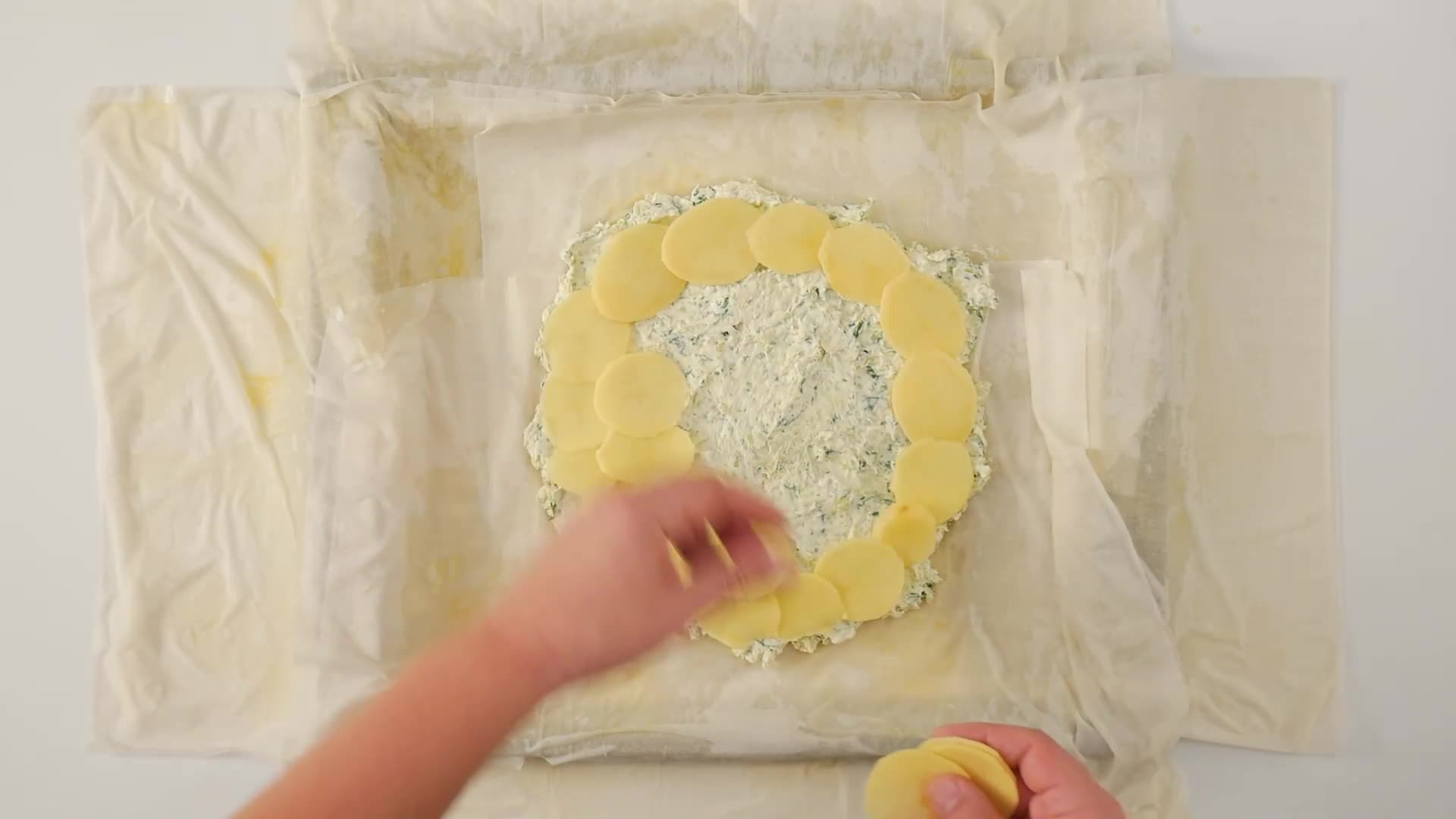 Пай с праз и картофи