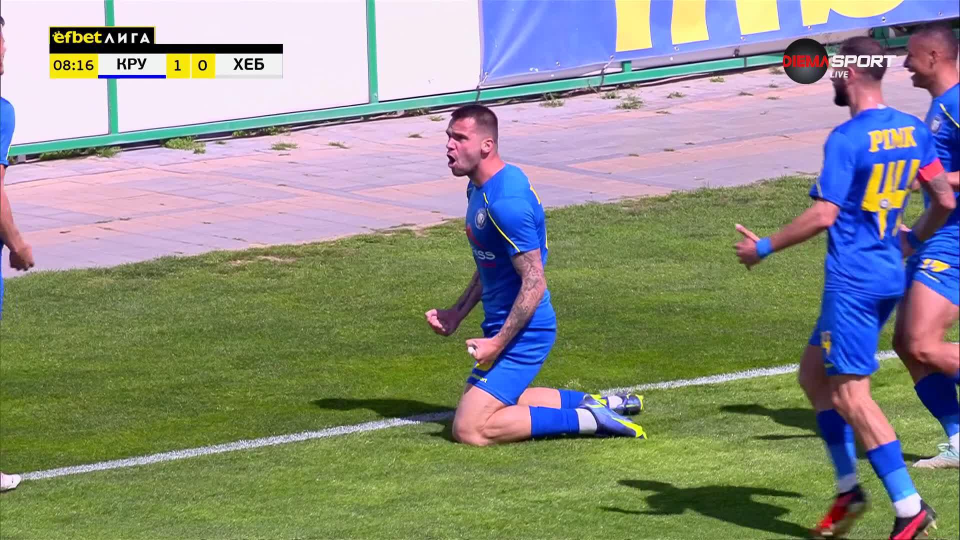 Всички голове в елита на Александър Колев с екипа на Крумовград