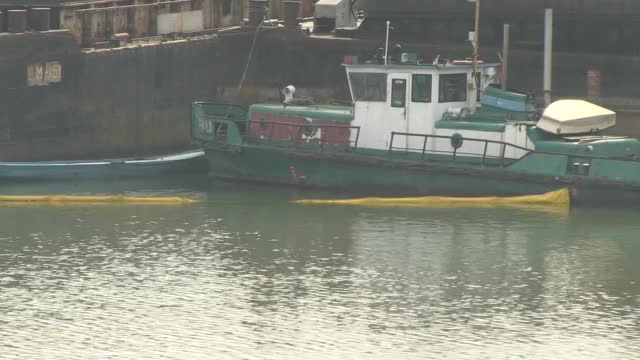 Кораб потъна наполовина в Дунава след пробойна от ледохода - видео БГНЕС