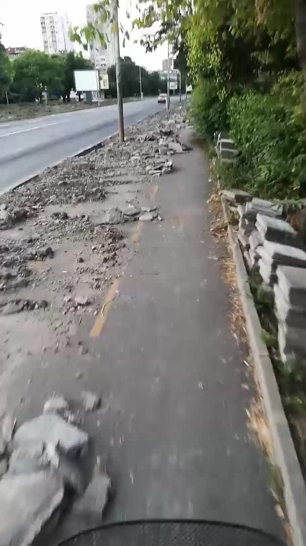 Ремонт на тротоари в Бургас