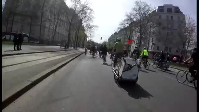 Парад с велосипеди във Виена