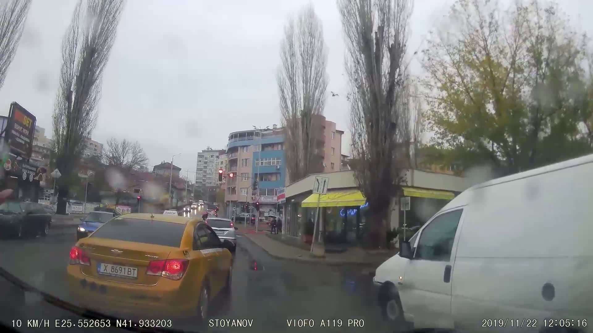 Засичане на движението в Хасково
