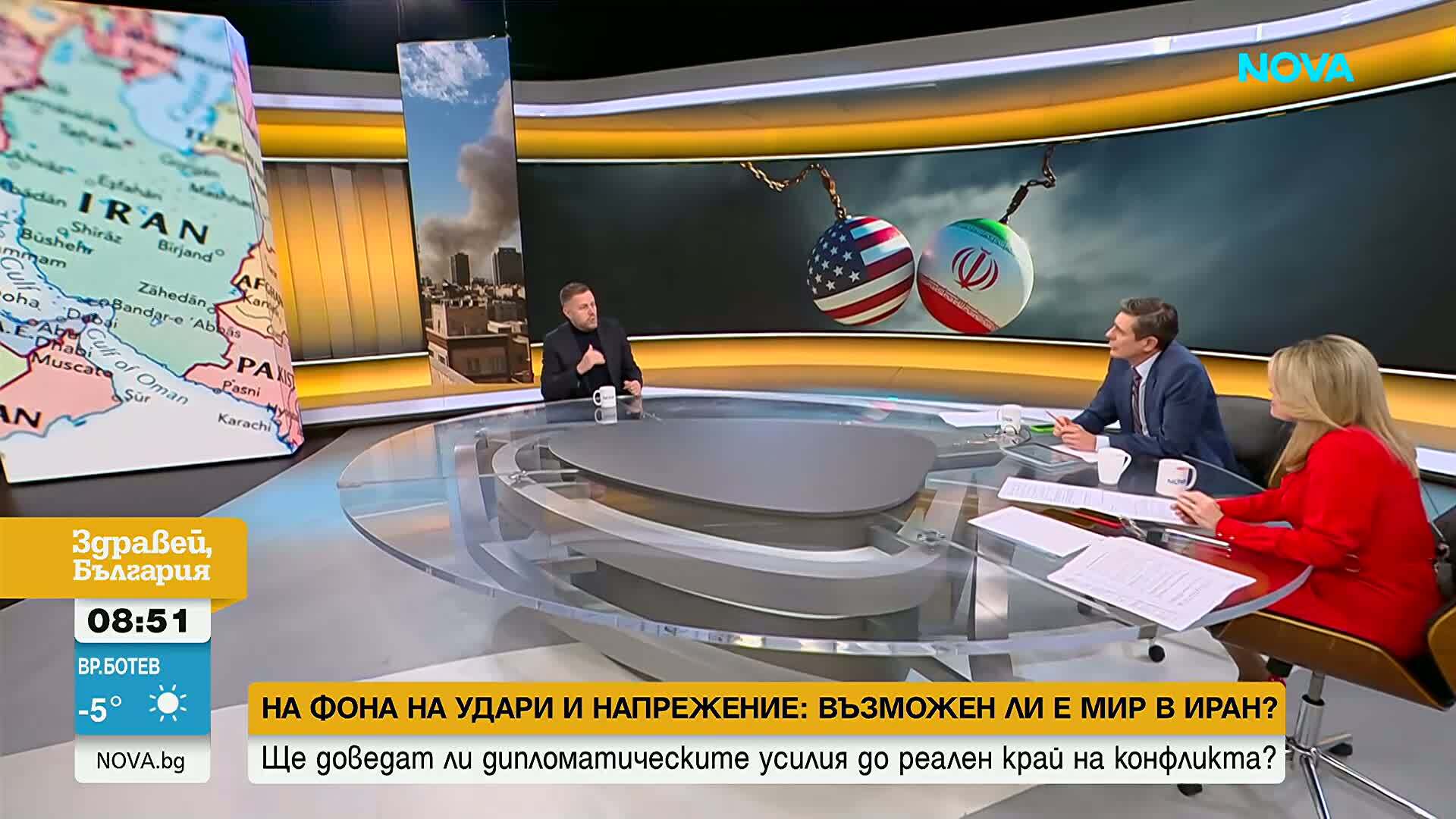 Георги Милков: Има риск от разрастване на конфликта в Близкия изток и включване на още държави