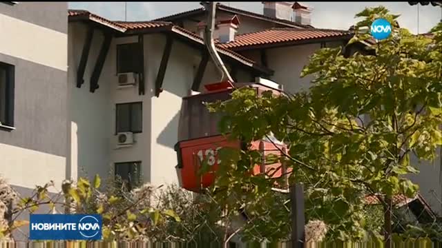 ЗАРАДИ БУРНИЯ ВЯТЪР: За кратко спря токът на Симеоновския лифт