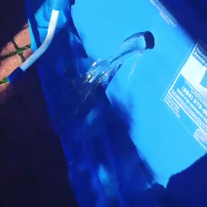 Явление на струя вода, което не се вижда всеки ден!