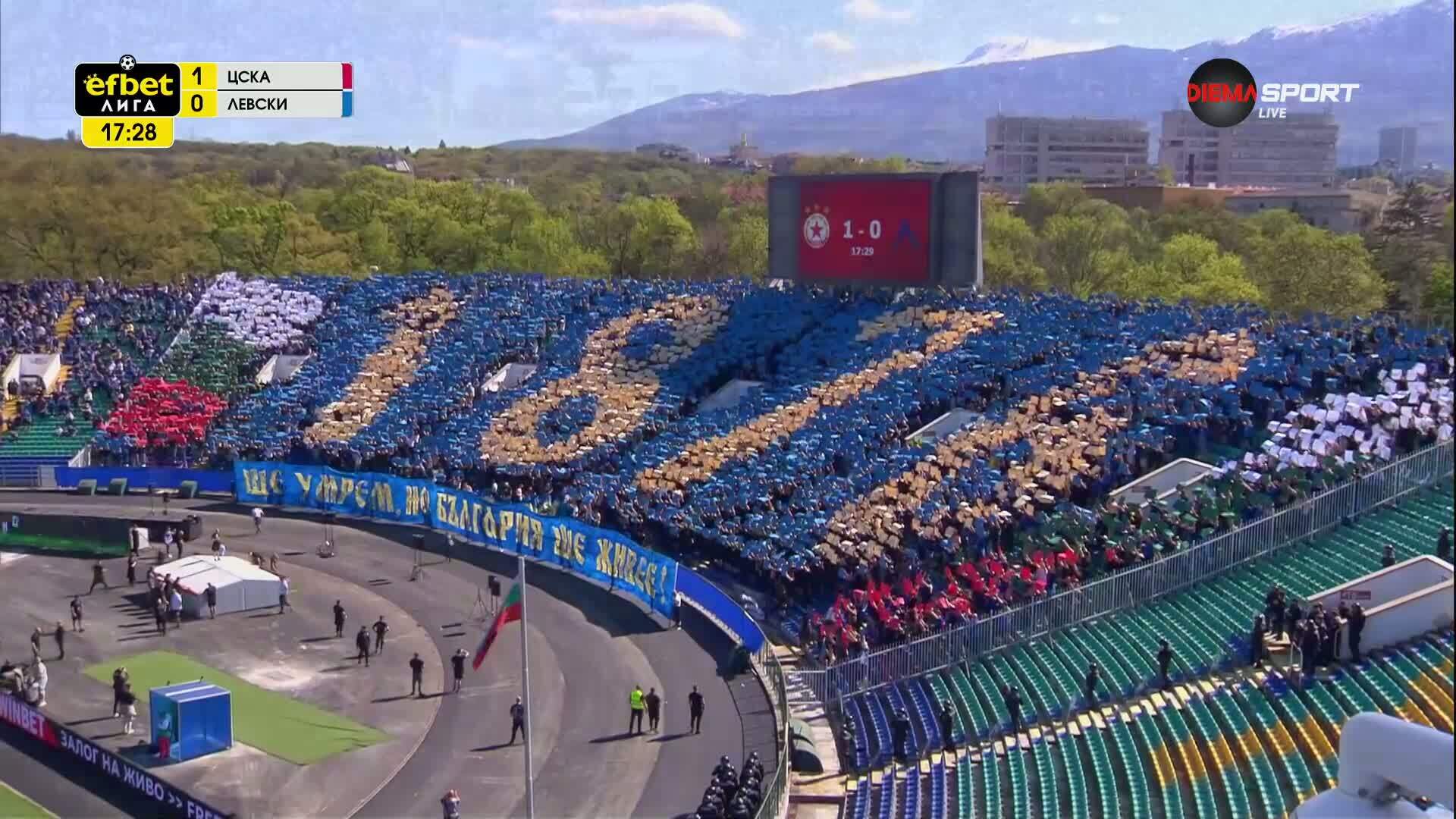 Хореография на феновете на Левски