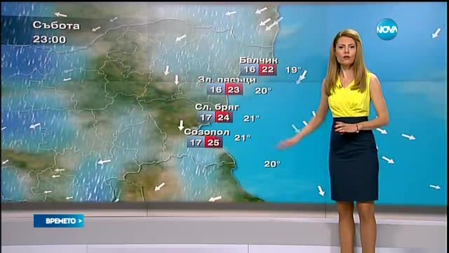 Прогноза за времето (03.06.2016 - централна емисия)
