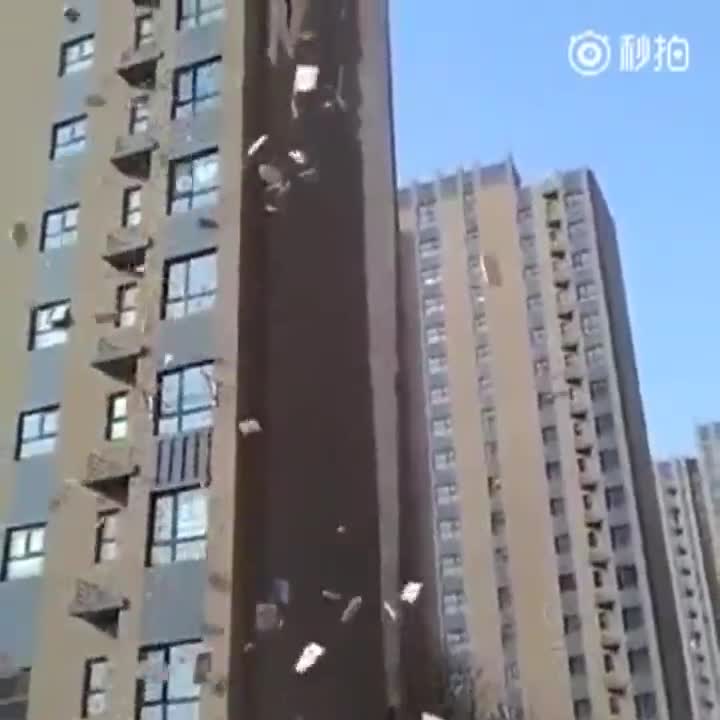 Какво става с новите санирани жилищни блокове в Китай ?