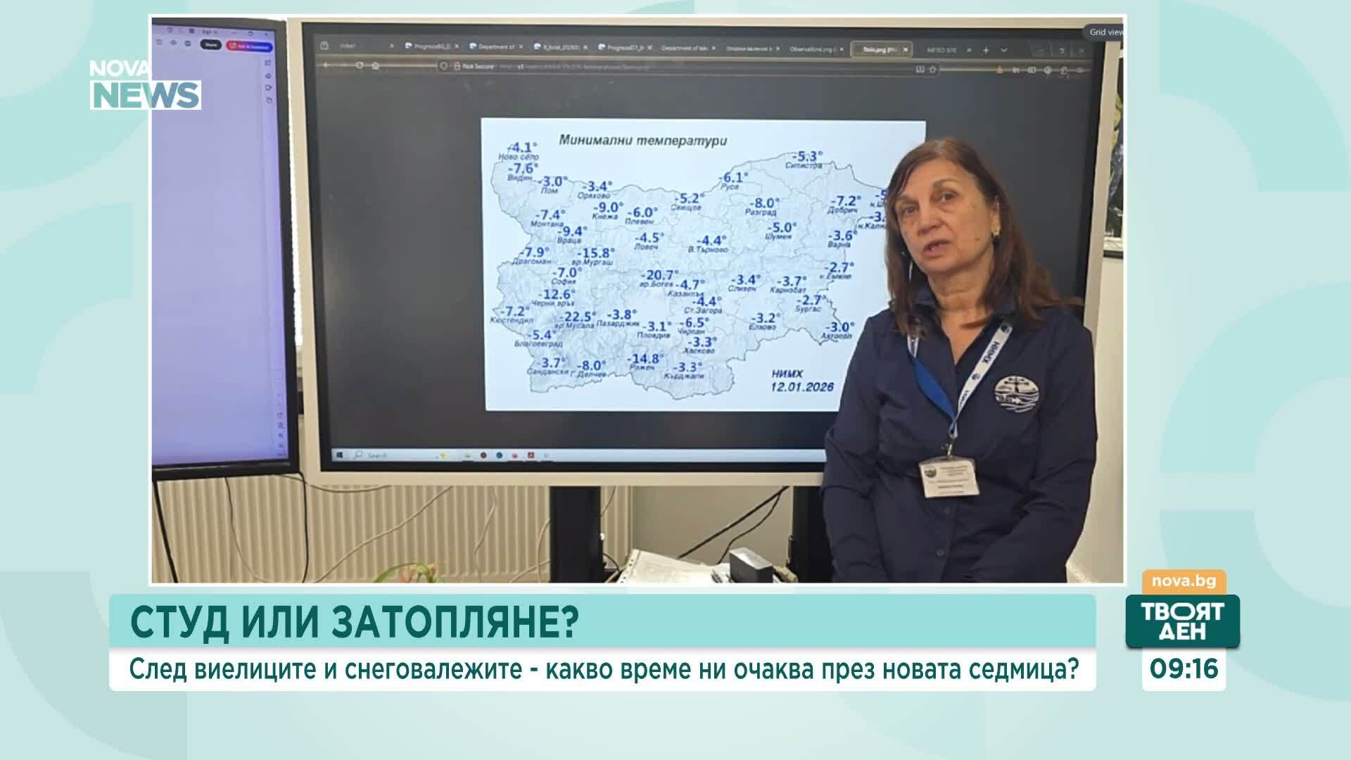 Ледено студено начало на седмицата