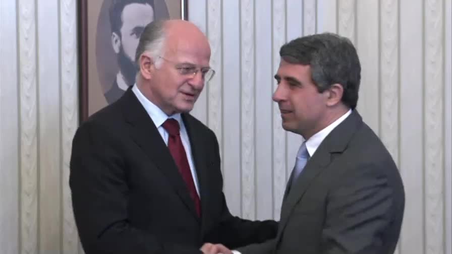 Плевнелиев приема председателя на хърватския парламент