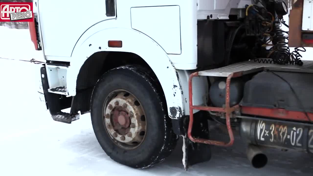 Тест на вериги за тежкотоварни автомобили!