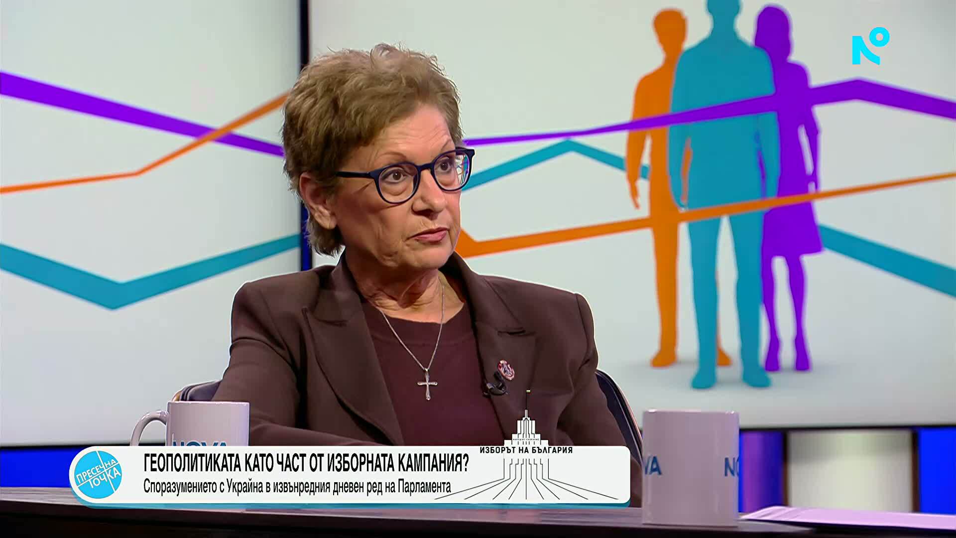 Комитова: Служебно правителство не би следвало да се ангажира с дългосрочни международни споразумения