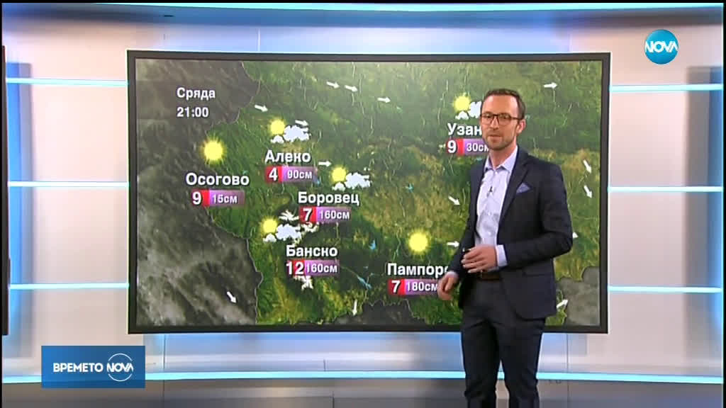 Прогноза за времето (20.02.2019 - обедна)