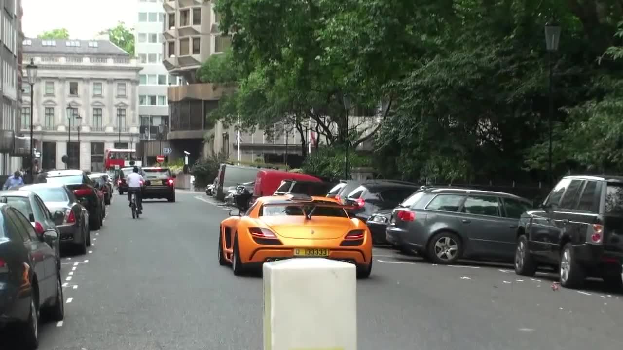 Оранжев Mercedes Fab дизайн Sls Amg в Лондон