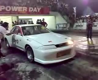 От 0 до 100 за 1 секунда.. ( Nissan Skyline Gtr 32 1500hp