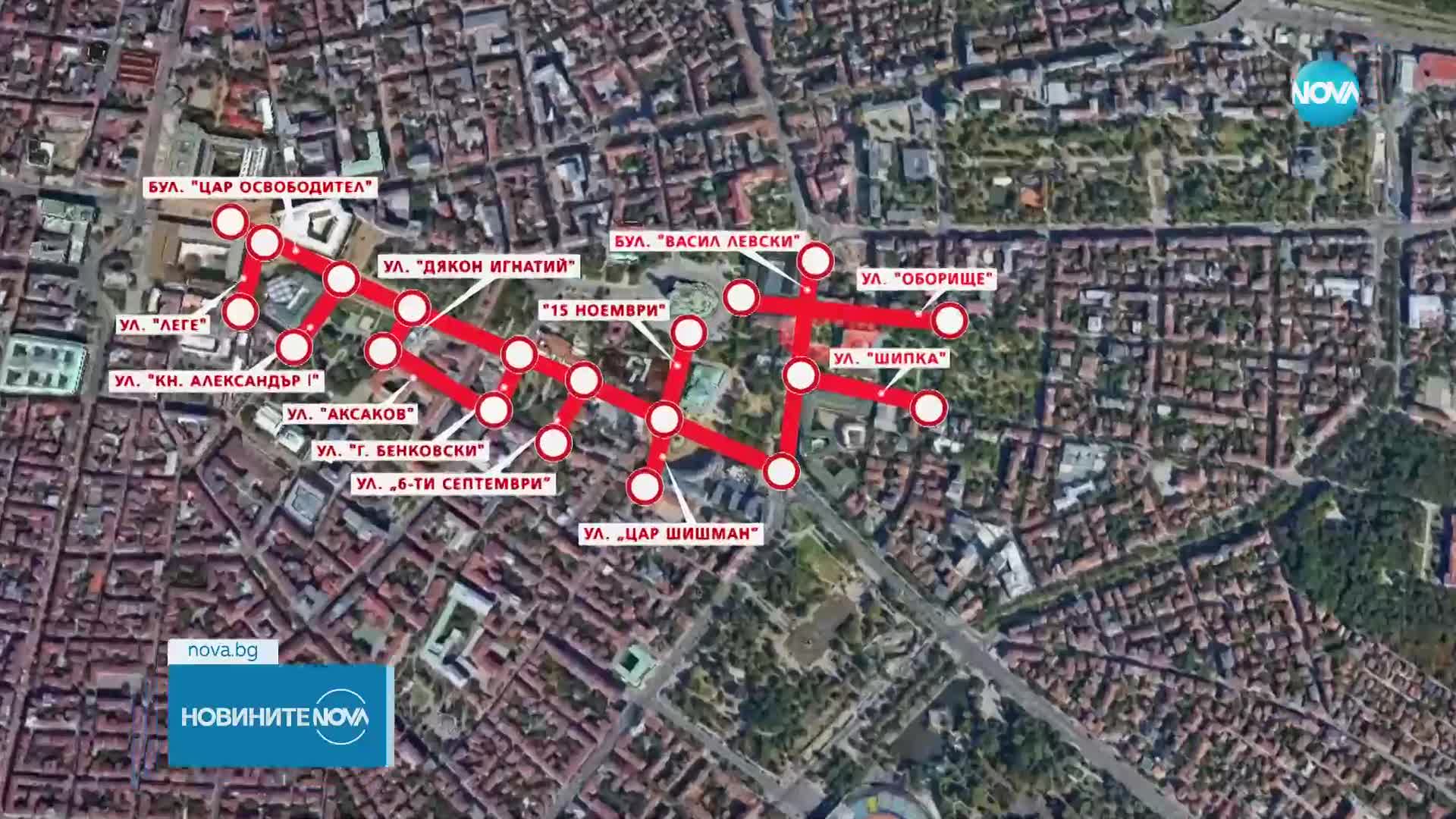 Временно затварят центъра на София за шествието на 24 май