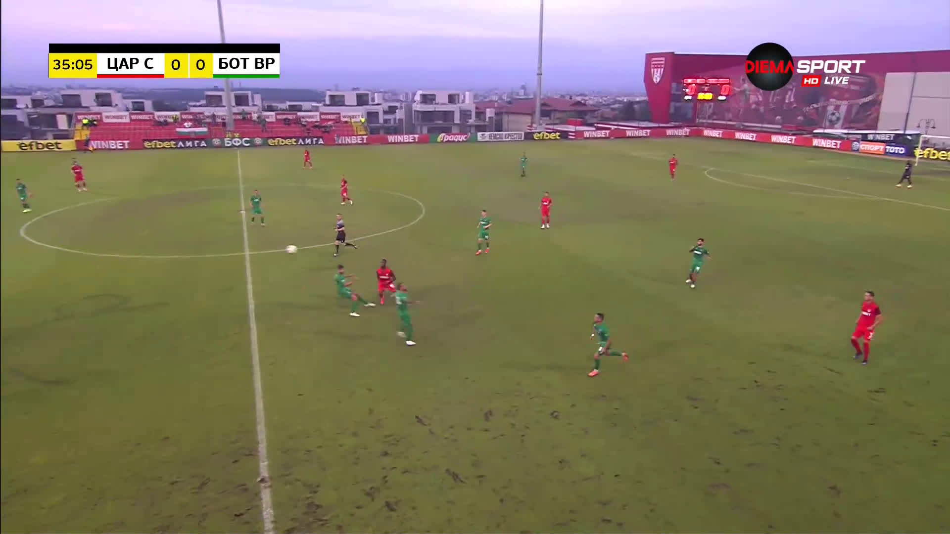 Царско село - Ботев Вр 0:1 /първо полувреме/