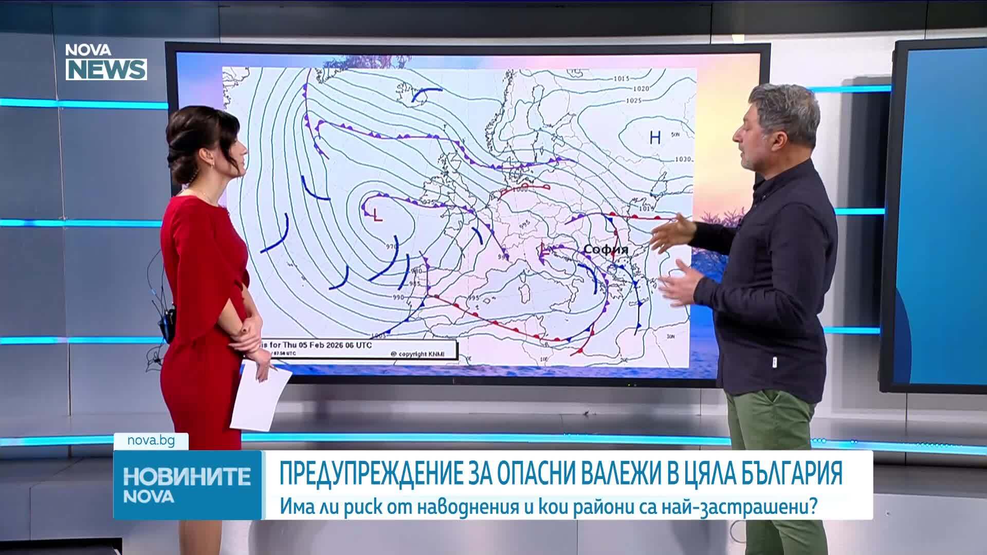 Динамиката на времето над Балканите
