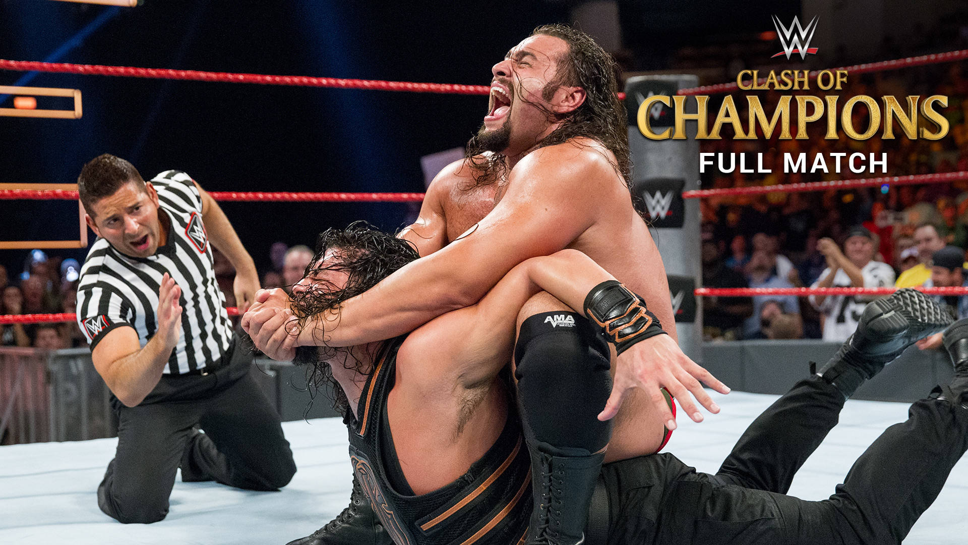 Русев срещу Роман Рейндж - U.S. Мачът за титлата: WWE Clash of Champions 2016