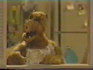 Alf Се Опитва Да Изяде Котката