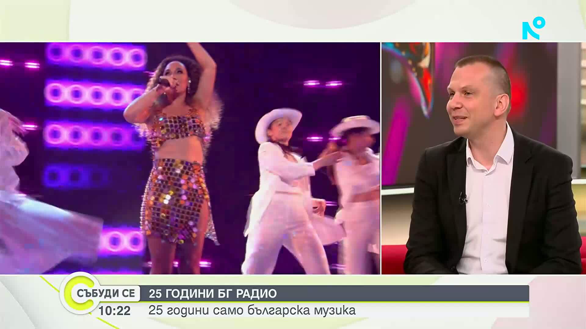 Водещият Атанас Стоянов и Елизабет Захариева: За предстоящия юбилеен концерт „25 години БГ Радио“
