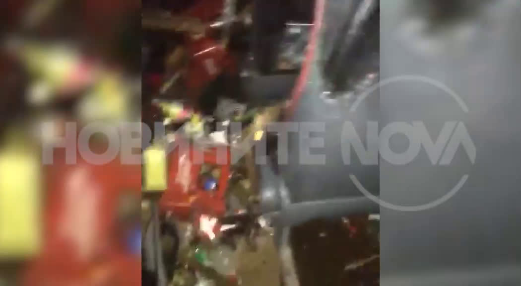 ЕКСКЛУЗИВНО: Видео от първите минути на катастрофата на пътя София-Варна