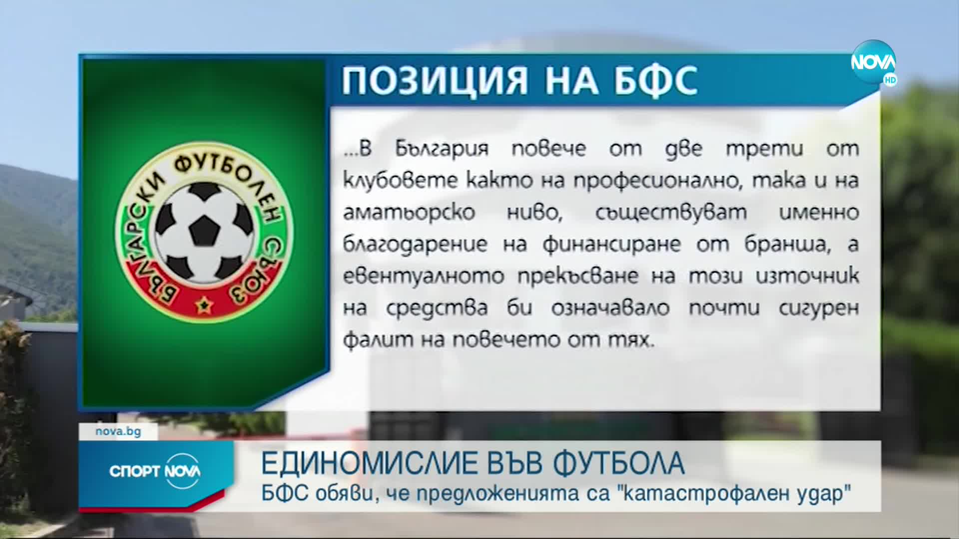 БФС с позиция срещу промяна в закона за реклама на хазартните компании в България