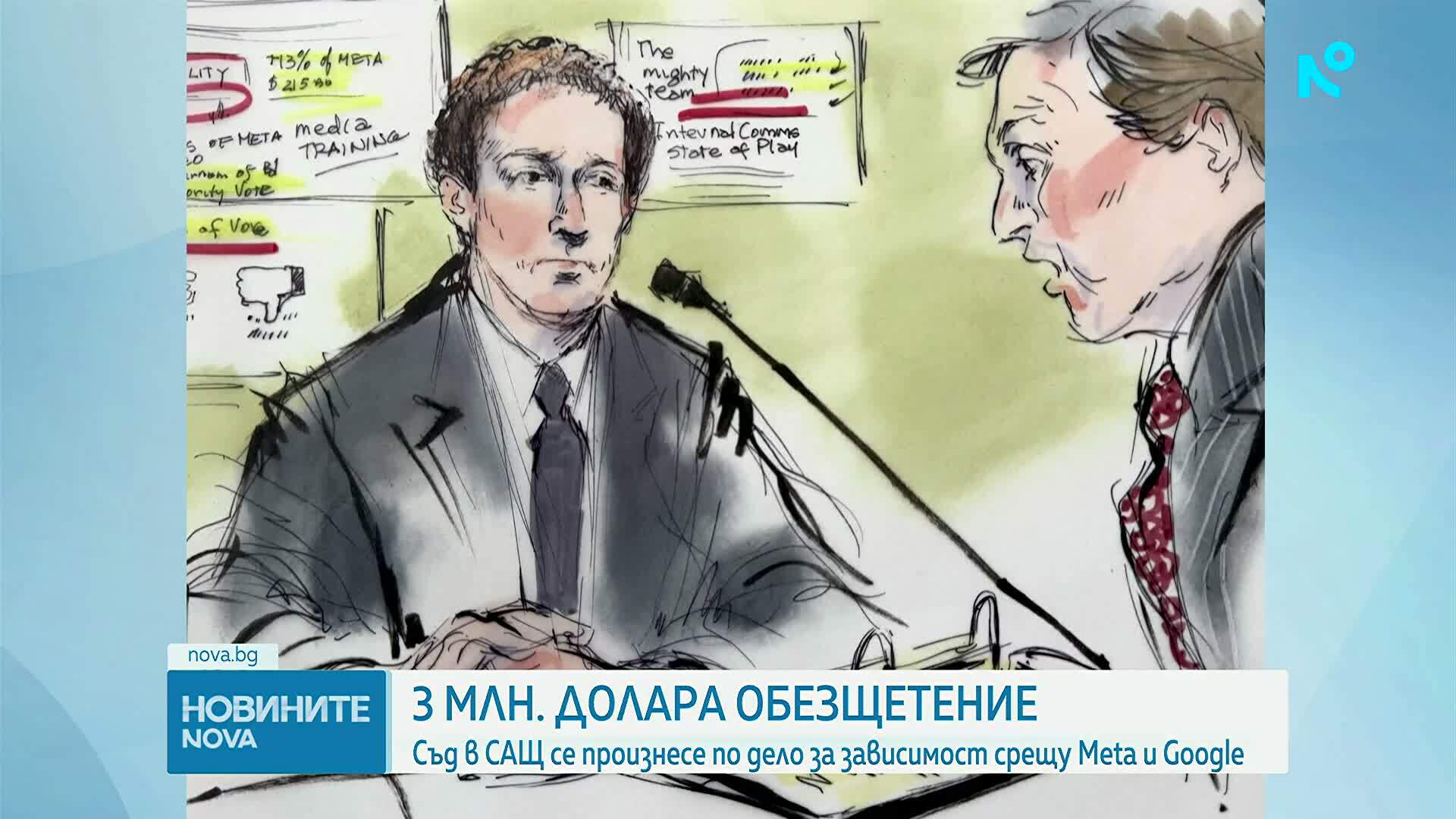Признаха Meta и YouTube за виновни по дело за зависимост от социални мрежи