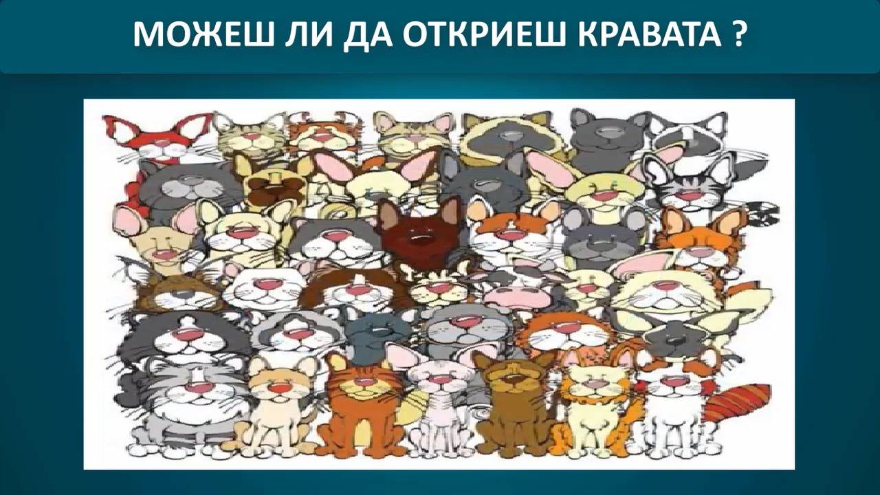 Логическа игра - Открий скритото животно в картината ?