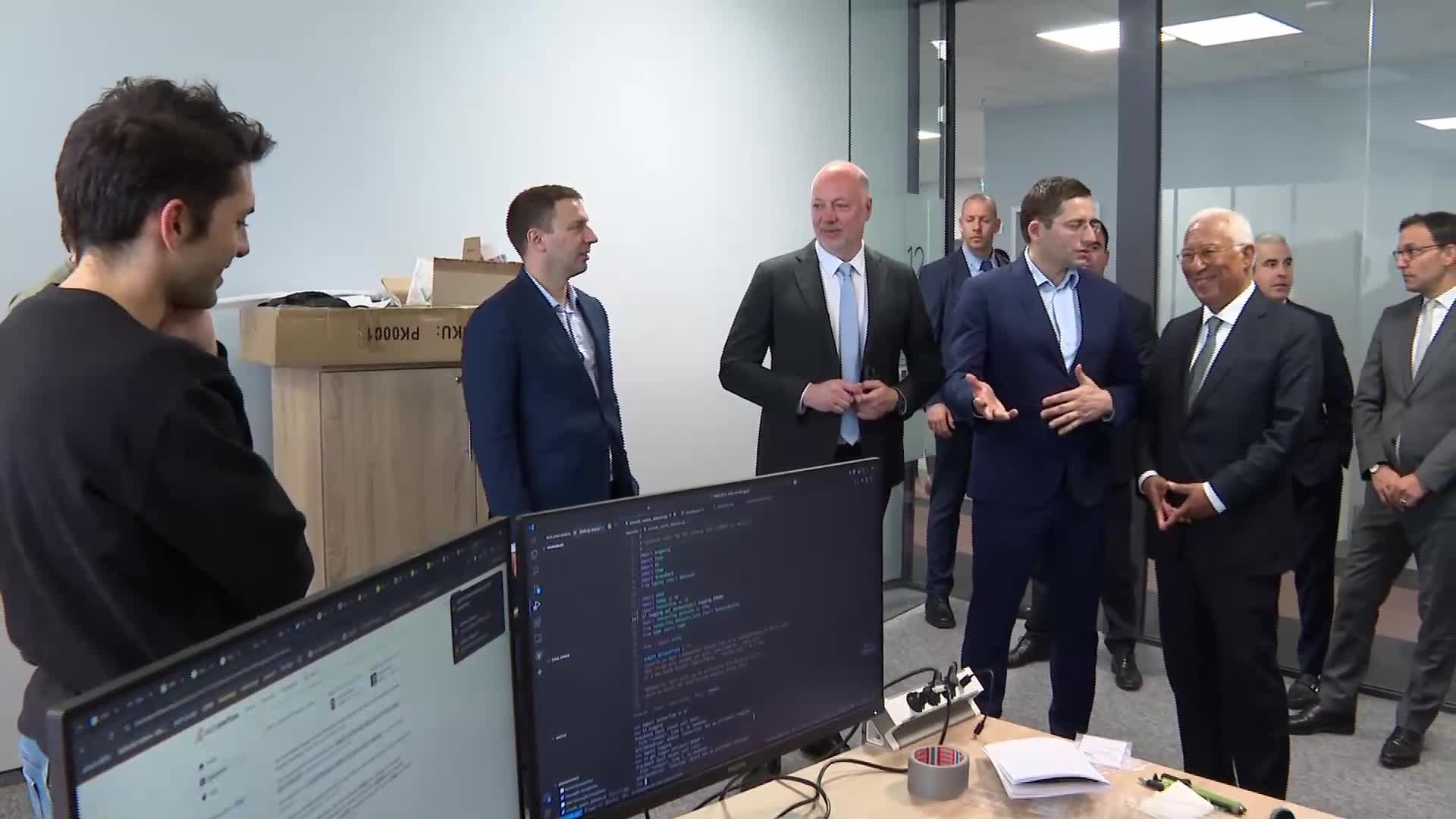 Председателят на Европейския съвет и Росен Желязков посетиха INSAIT