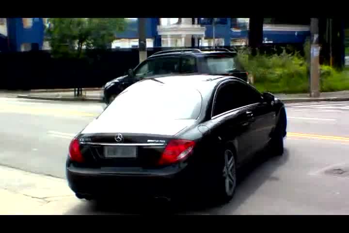 Бягство Неочакван дрифт на Mercedes Cl63 Amg [*720 Hd*] 