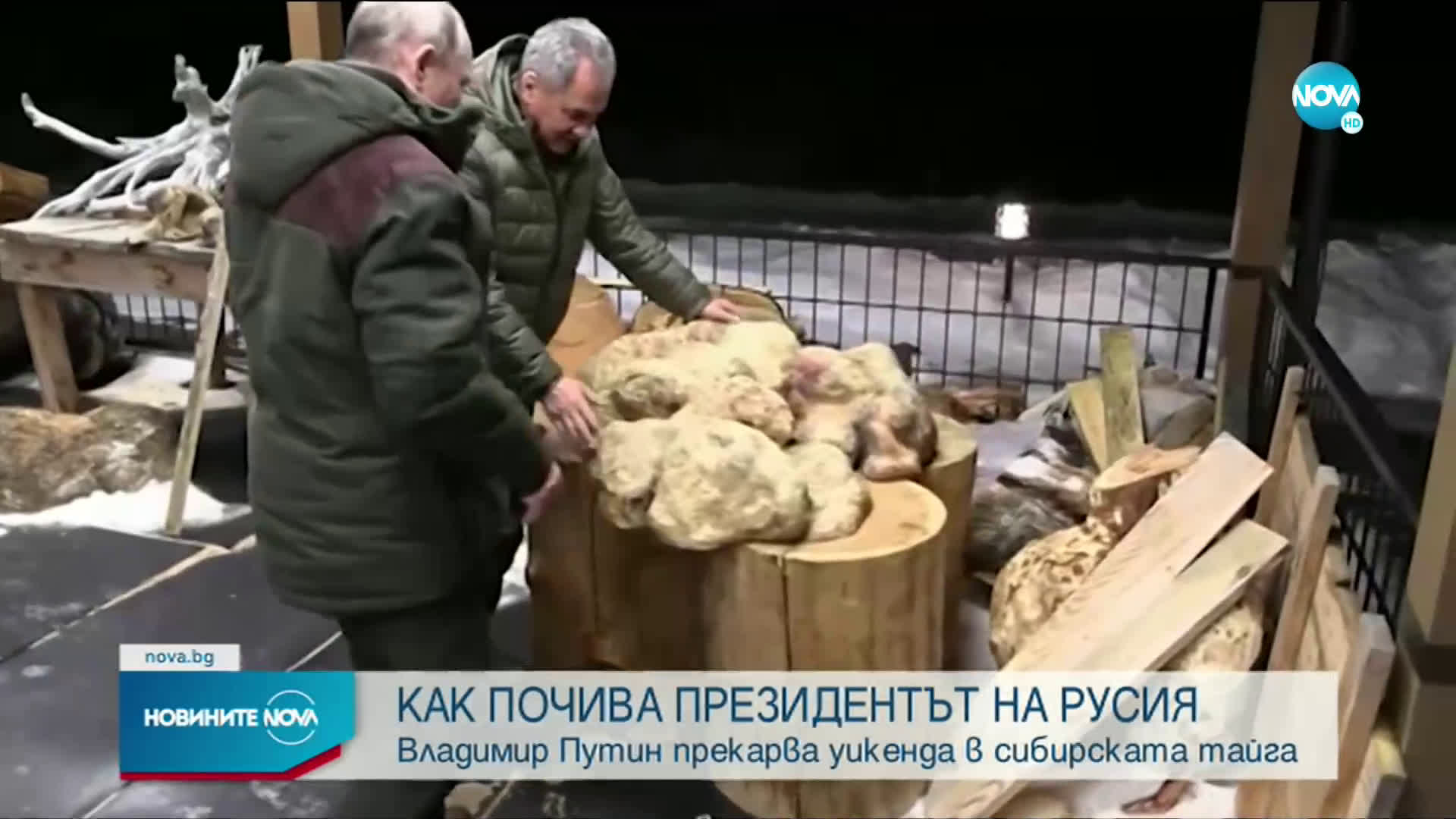 Путин прекарва уикенда в тайгата