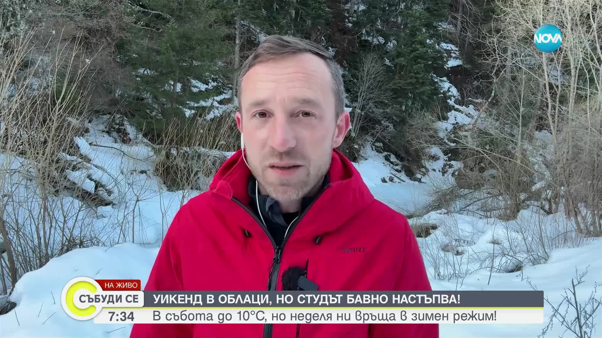 Зимата напомня за себе си: Очакват ни валежи и рязко застудяване