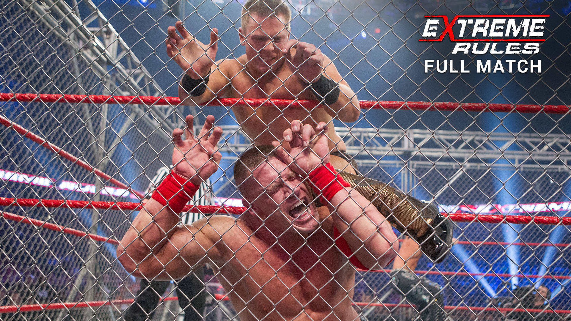 Битка за Титлата на WWE - Тройна заплаха - мач в КЛЕТКА: Екстремни правила 2011 (Целият мач)