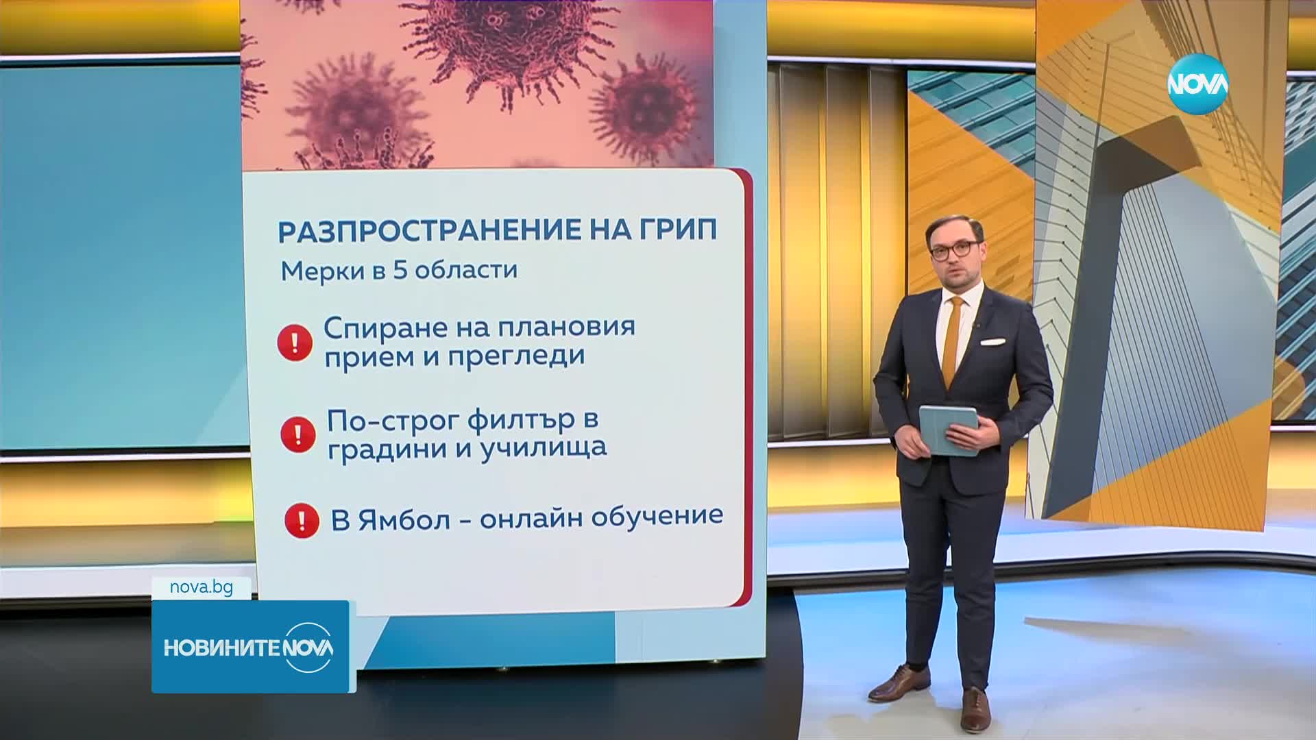 Кои области въведоха противоепидемични мерки