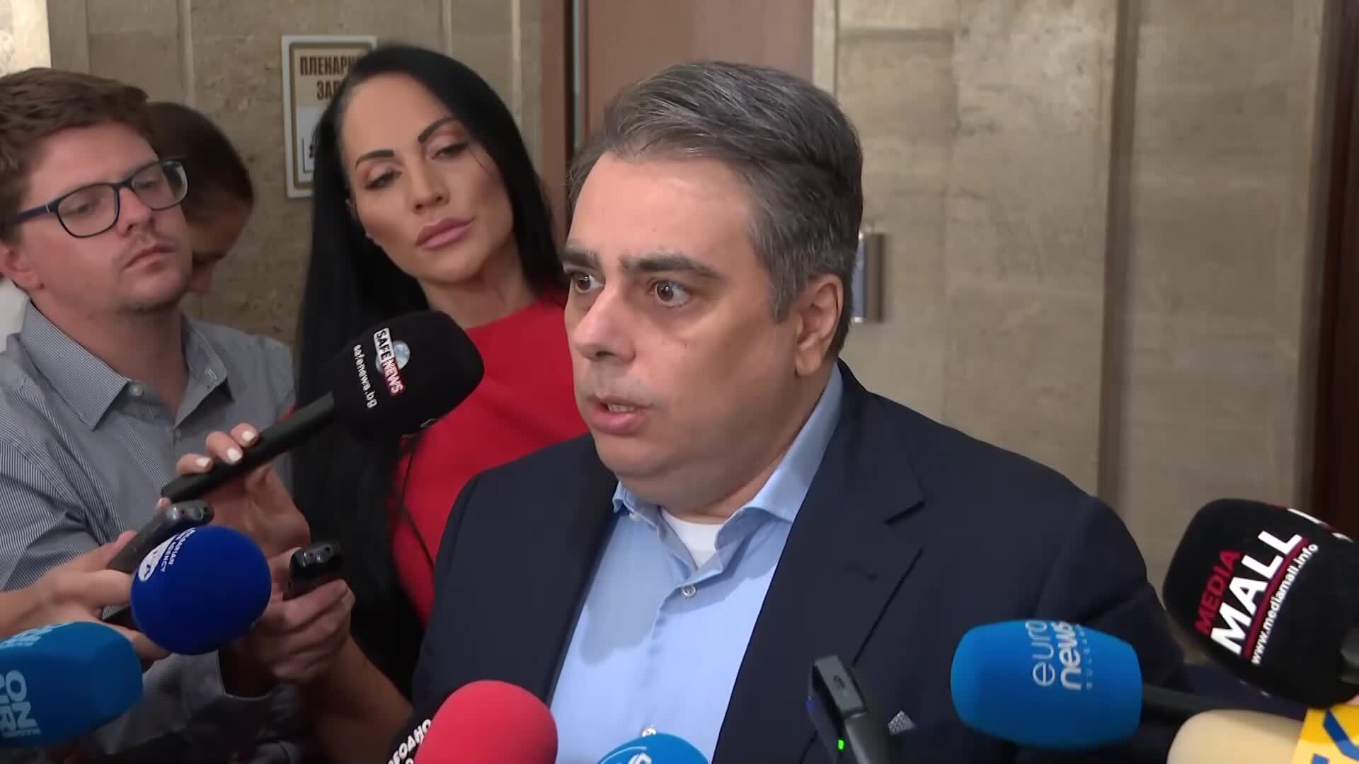 Асен Василев: „Продължаваме Промяната“ ще подкрепи свалянето на председателя на парламента