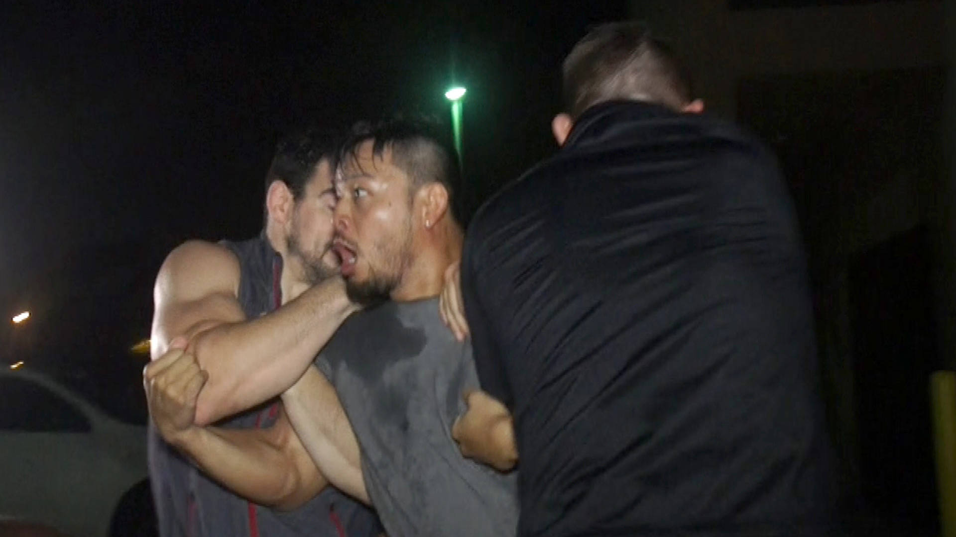 Fan footage shows Hideo Itami trying to jump Aleister Black in the parking lot: WWE.com Exclusive, Aug. 2, 2017