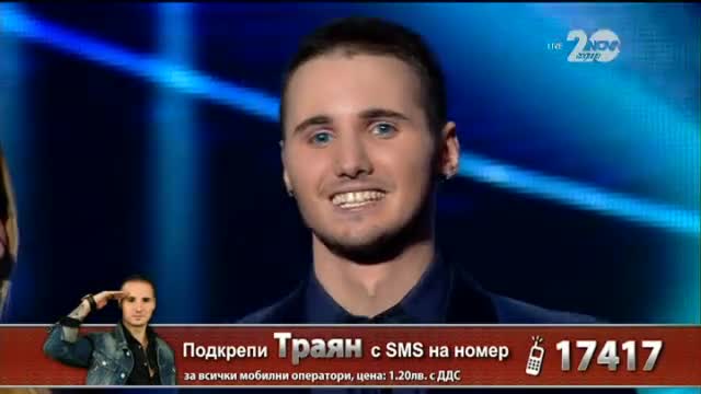 Траян Костов - X Factor Live (18.11.2014)