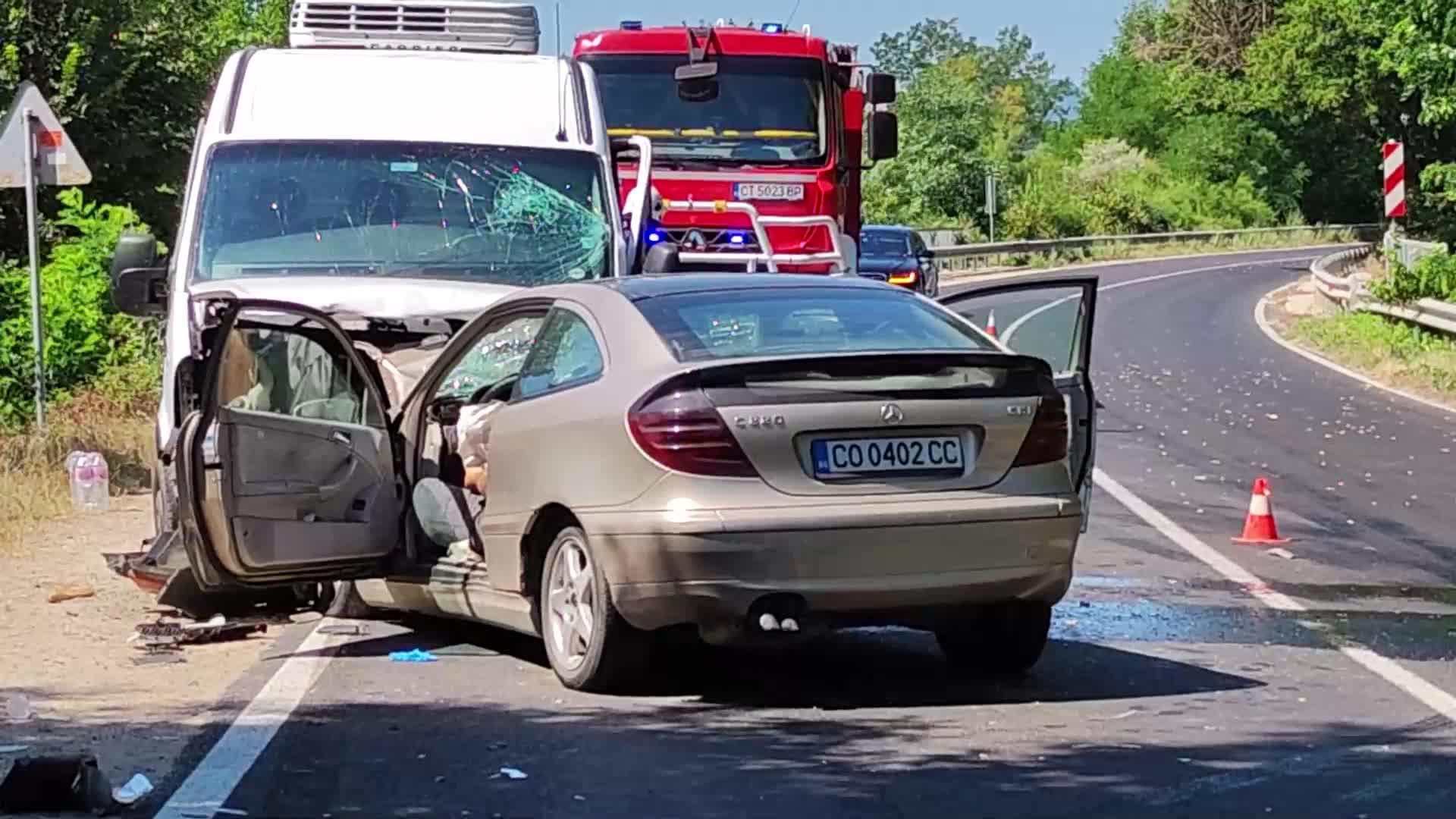 Тежка катастрофа взе жертва в района на Долно Сахране