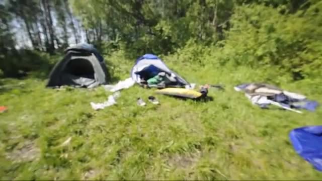 Влизане в палатка със стил