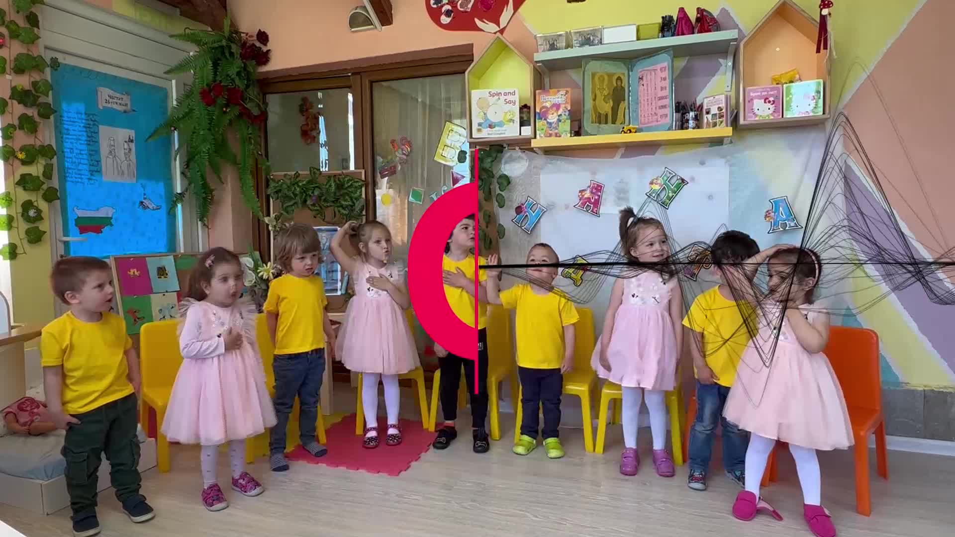В рубриката "No comment" деца от ЧДГ "София" поздравяват с песни и стихчета за празника на буквите