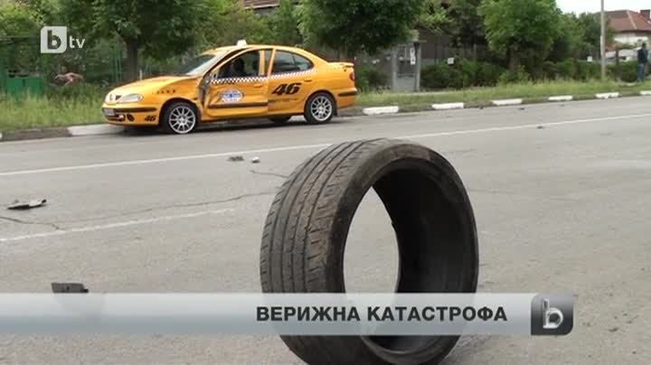 21-годишен шофьор причини верижна катастрофа