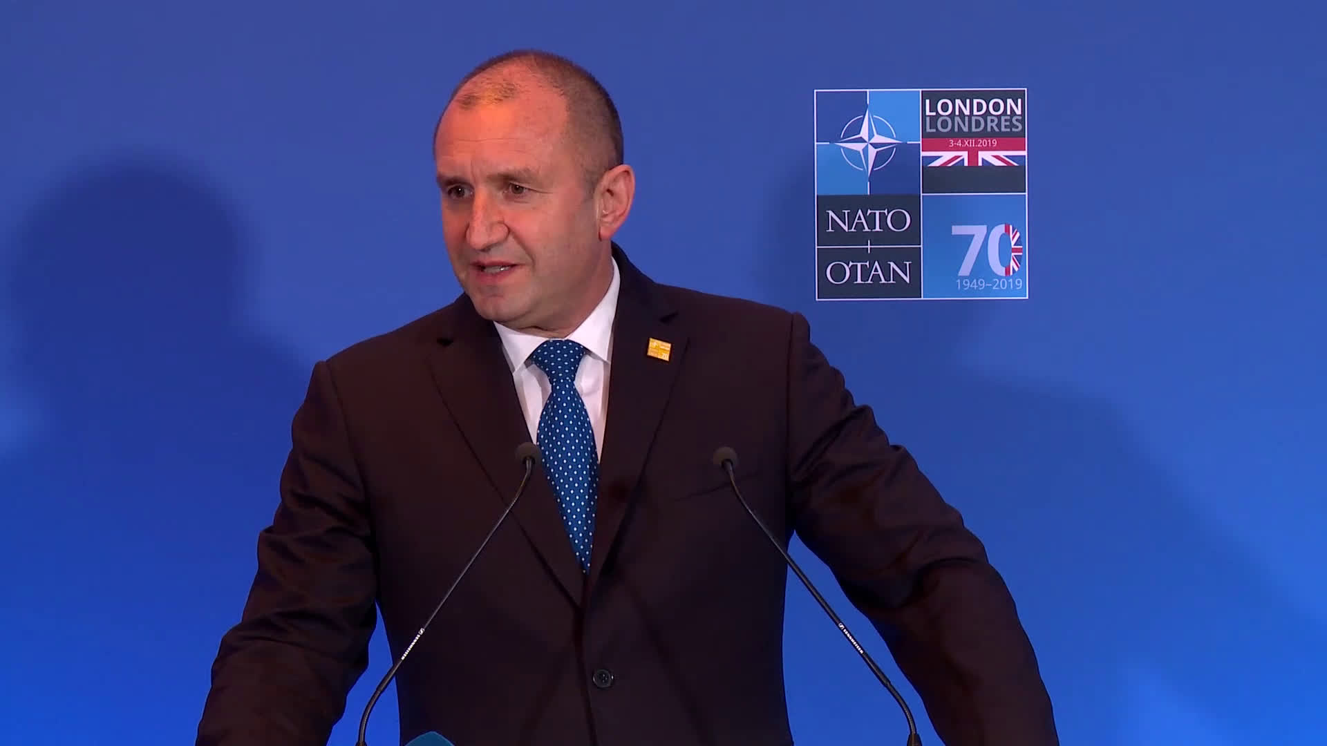 Изказването на президента Румен Радев след участието в срещата на върха на НАТО в Лондон