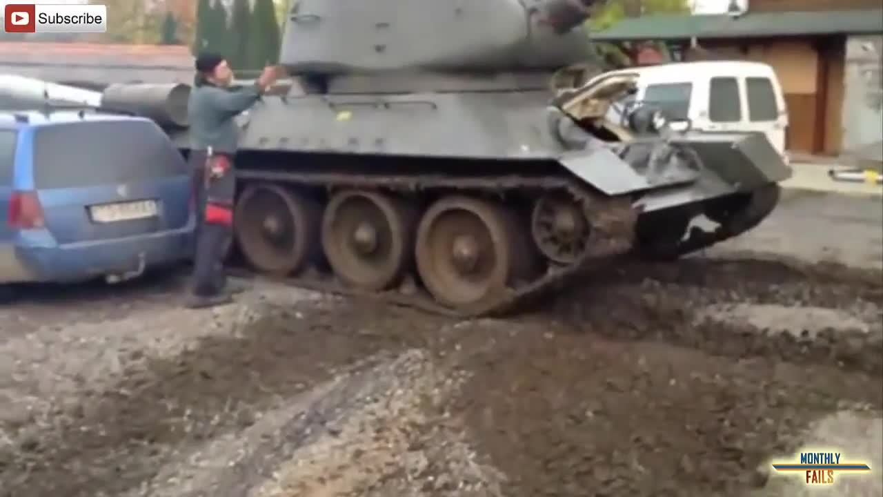 Компилация танк провали - Monthlyfails