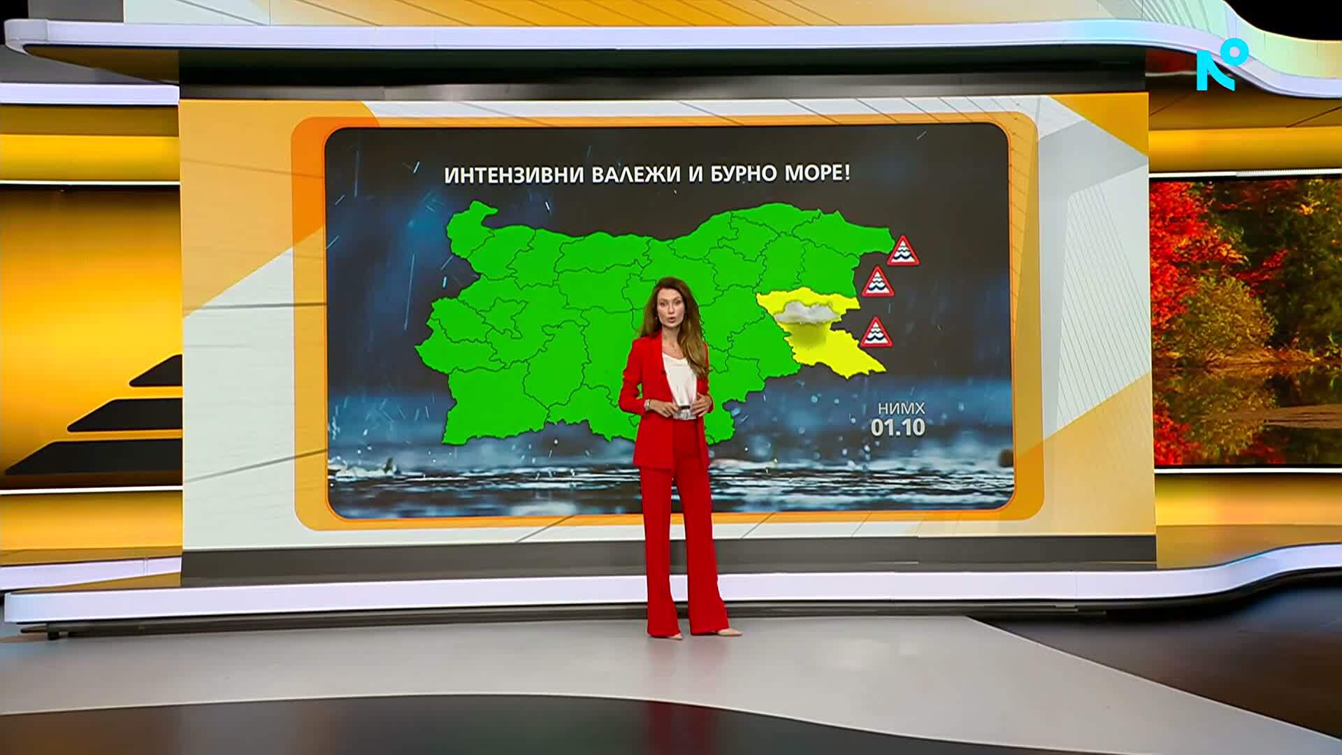 Прогноза за времето (01.10.2026 - сутрешна)