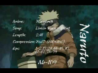 Naruto - Linkin Park-Faint