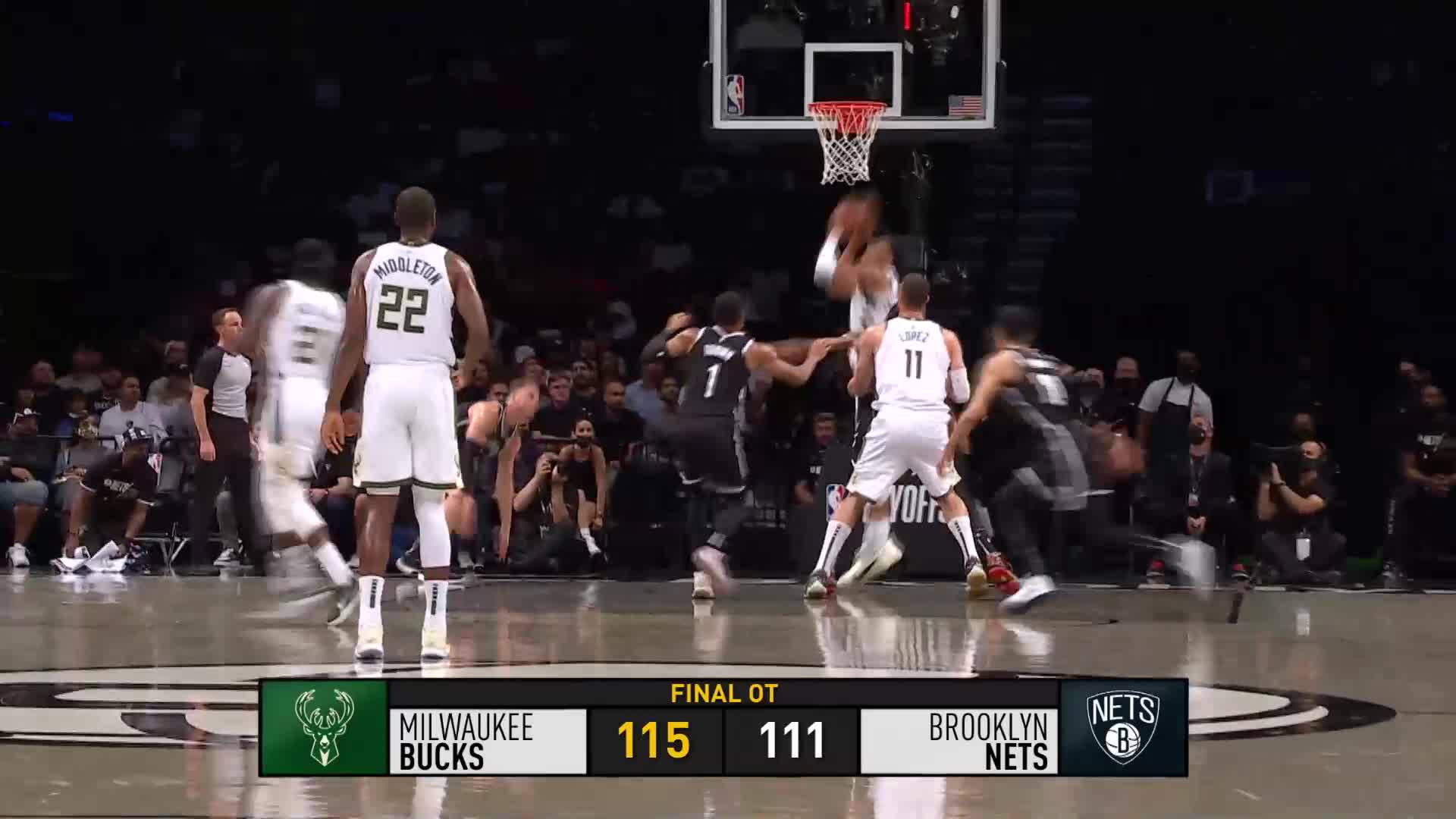 Милуоки се класира за финала в Източната конференция на НБА след драма срещу Бруклин