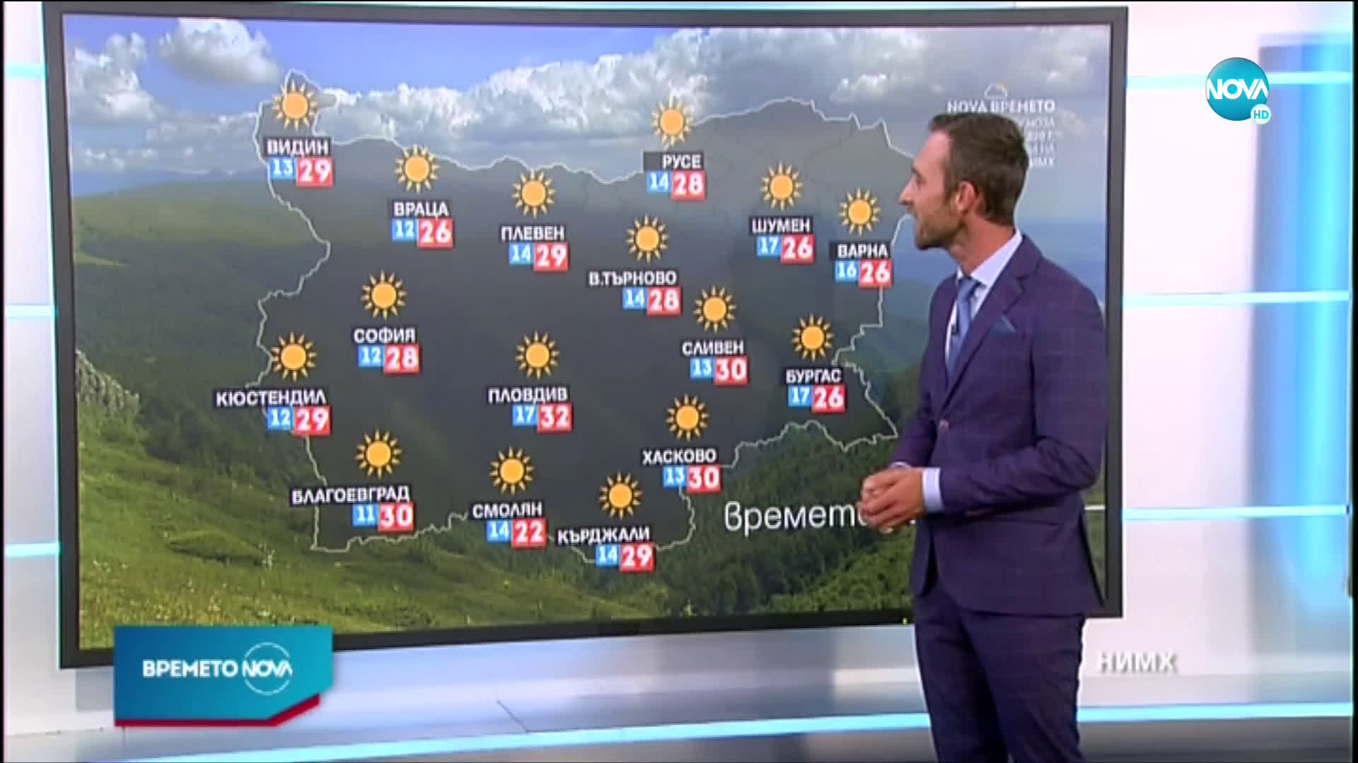 Прогноза за времето (06.09.2020 - централна емисия)