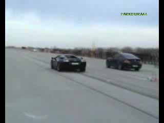 Драг - Ламборгини Мурселаго Срещу Bmw M6!